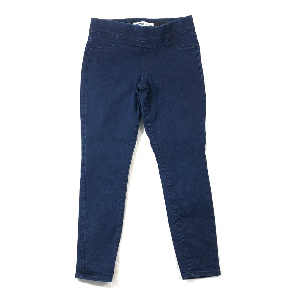 Old Navy Jeans Women's Size 6 Short Denim Blue Pull On Elastic Waist‎ Jeggings